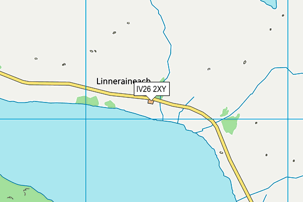 IV26 2XY map - OS VectorMap District (Ordnance Survey)