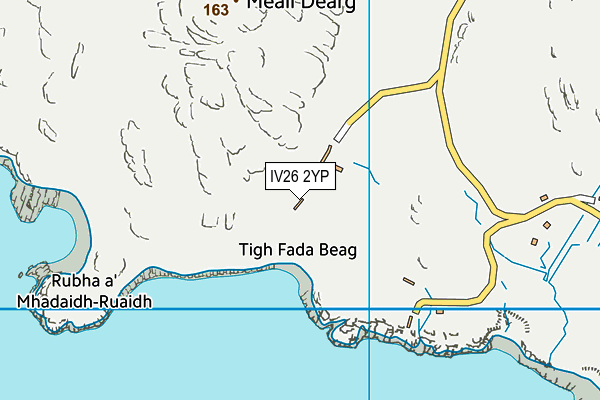 IV26 2YP map - OS VectorMap District (Ordnance Survey)