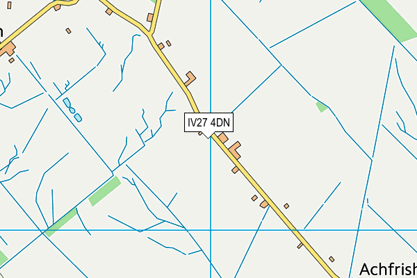 IV27 4DN map - OS VectorMap District (Ordnance Survey)