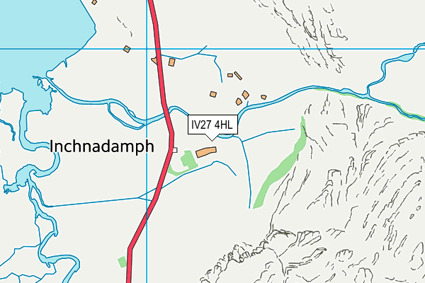 IV27 4HL map - OS VectorMap District (Ordnance Survey)