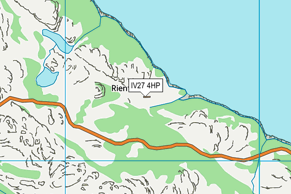 IV27 4HP map - OS VectorMap District (Ordnance Survey)