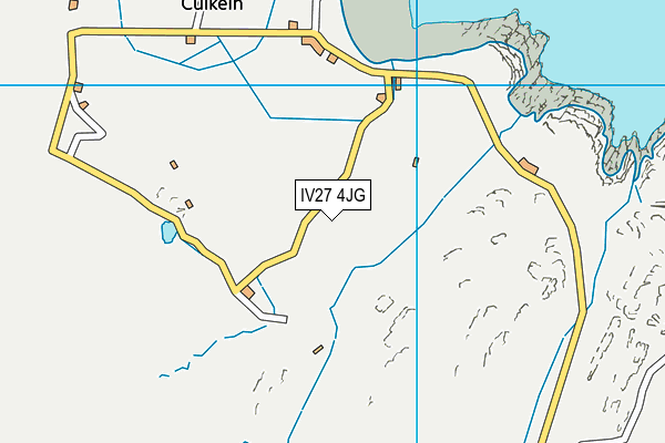 IV27 4JG map - OS VectorMap District (Ordnance Survey)