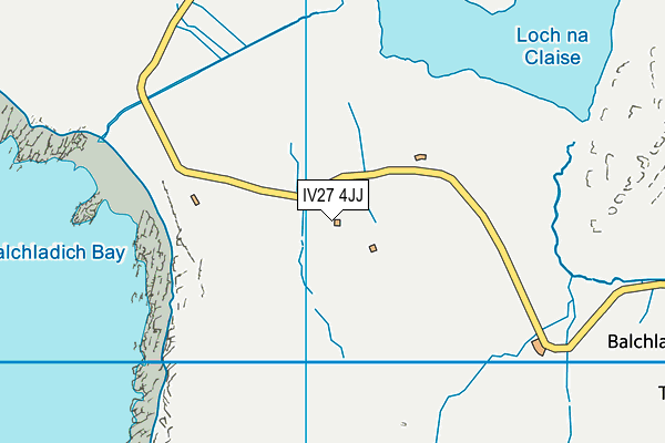 IV27 4JJ map - OS VectorMap District (Ordnance Survey)