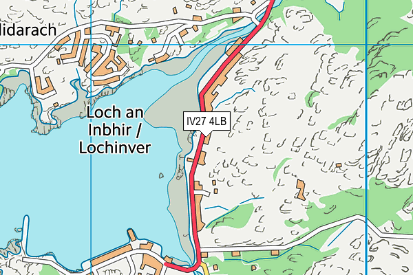 IV27 4LB map - OS VectorMap District (Ordnance Survey)