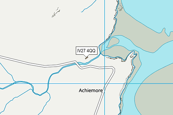 IV27 4QQ map - OS VectorMap District (Ordnance Survey)