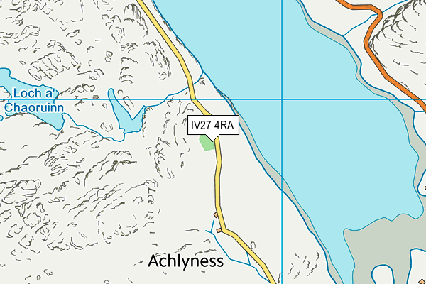 IV27 4RA map - OS VectorMap District (Ordnance Survey)