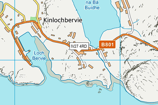 IV27 4RD map - OS VectorMap District (Ordnance Survey)