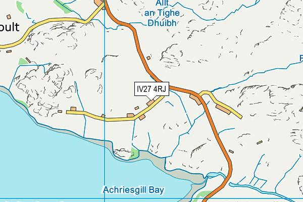 IV27 4RJ map - OS VectorMap District (Ordnance Survey)