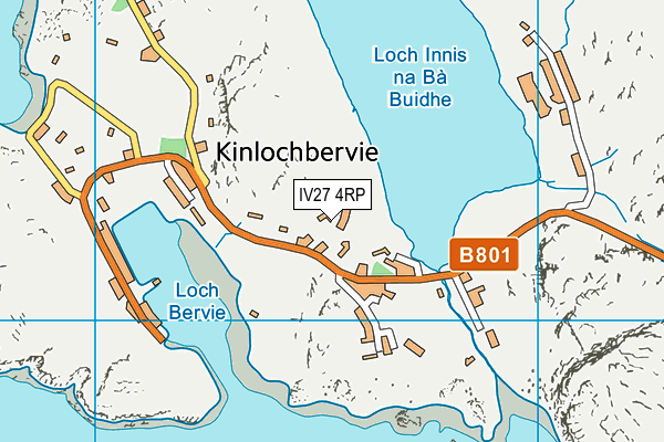 IV27 4RP map - OS VectorMap District (Ordnance Survey)