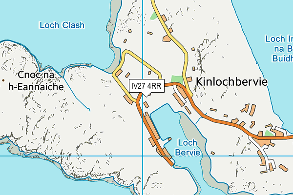 IV27 4RR map - OS VectorMap District (Ordnance Survey)