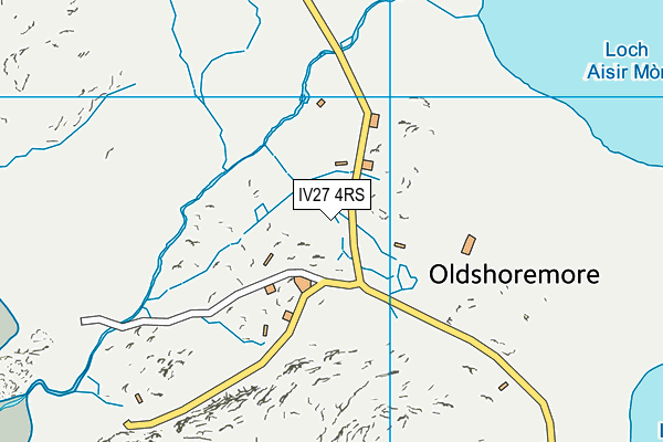 IV27 4RS map - OS VectorMap District (Ordnance Survey)