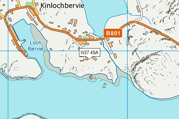 IV27 4SA map - OS VectorMap District (Ordnance Survey)