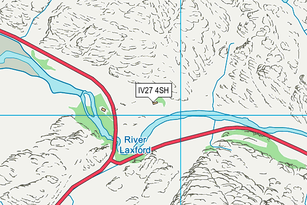 IV27 4SH map - OS VectorMap District (Ordnance Survey)