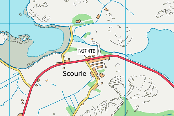 IV27 4TB map - OS VectorMap District (Ordnance Survey)