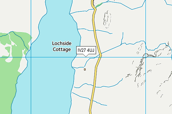 IV27 4UJ map - OS VectorMap District (Ordnance Survey)