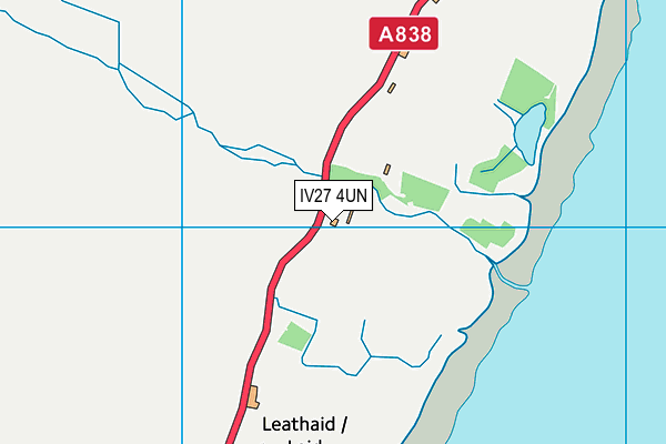 IV27 4UN map - OS VectorMap District (Ordnance Survey)