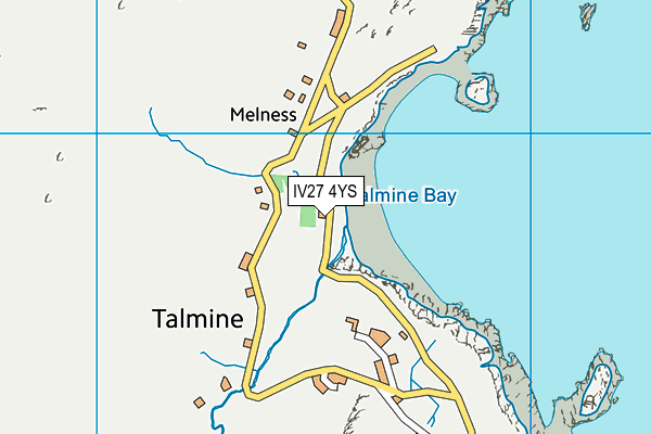 IV27 4YS map - OS VectorMap District (Ordnance Survey)