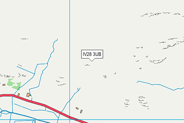 IV28 3UB map - OS VectorMap District (Ordnance Survey)
