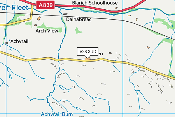 IV28 3UD map - OS VectorMap District (Ordnance Survey)