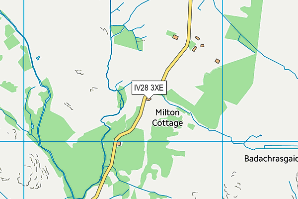 IV28 3XE map - OS VectorMap District (Ordnance Survey)