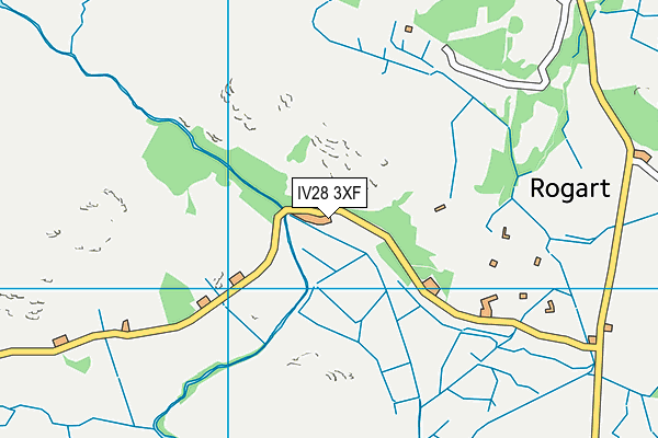 IV28 3XF map - OS VectorMap District (Ordnance Survey)