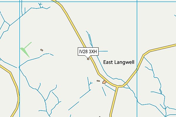 IV28 3XH map - OS VectorMap District (Ordnance Survey)