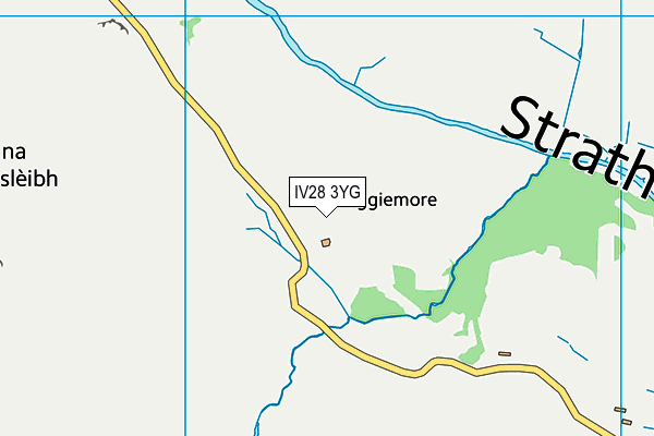 IV28 3YG map - OS VectorMap District (Ordnance Survey)