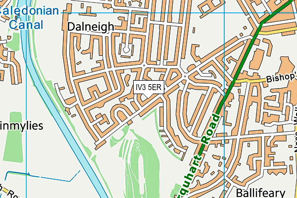 IV3 5ER map - OS VectorMap District (Ordnance Survey)