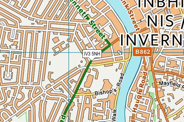 IV3 5NH map - OS VectorMap District (Ordnance Survey)