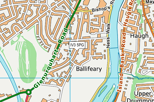 IV3 5PG map - OS VectorMap District (Ordnance Survey)