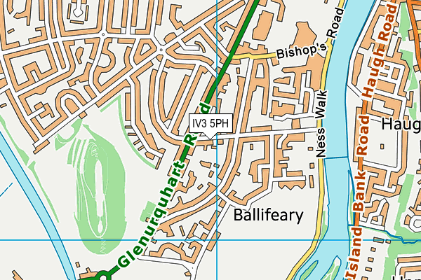 IV3 5PH map - OS VectorMap District (Ordnance Survey)