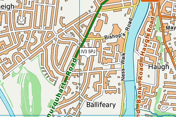 IV3 5PJ map - OS VectorMap District (Ordnance Survey)