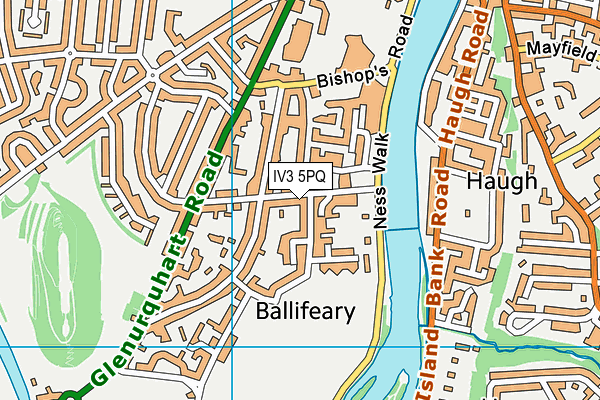 IV3 5PQ map - OS VectorMap District (Ordnance Survey)