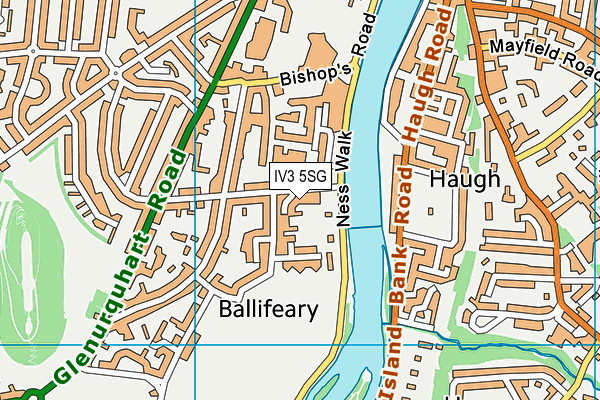 IV3 5SG map - OS VectorMap District (Ordnance Survey)