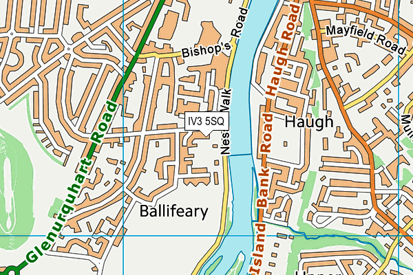 IV3 5SQ map - OS VectorMap District (Ordnance Survey)