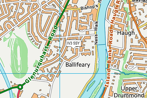 IV3 5SY map - OS VectorMap District (Ordnance Survey)