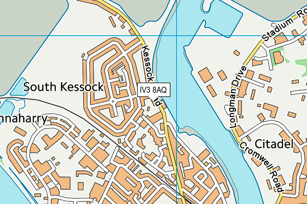 IV3 8AQ map - OS VectorMap District (Ordnance Survey)