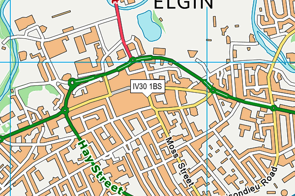 Map of POLISH DELI ELGIN LIMITED at district scale