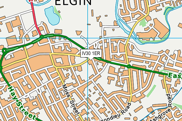 IV30 1ER map - OS VectorMap District (Ordnance Survey)