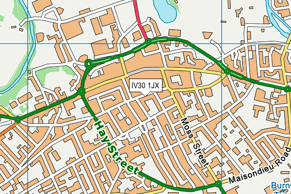 Map of CHILLED RUNNING LTD at district scale