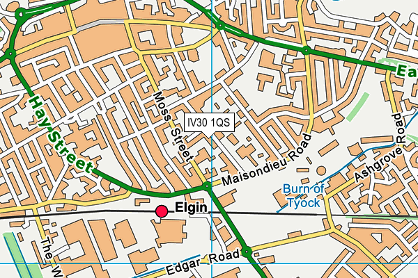 Map of ORRIN ELGIN LTD at district scale
