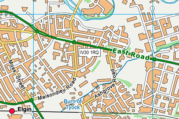 IV30 1RQ map - OS VectorMap District (Ordnance Survey)