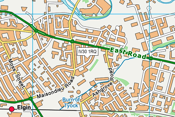 Map of MORAY GIFTS & CLOTHING LTD at district scale