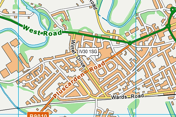 IV30 1SG map - OS VectorMap District (Ordnance Survey)