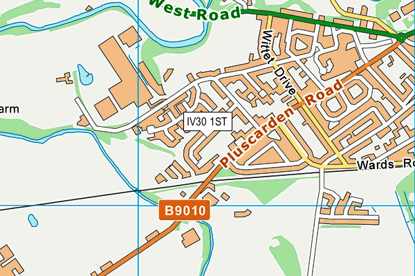 IV30 1ST map - OS VectorMap District (Ordnance Survey)