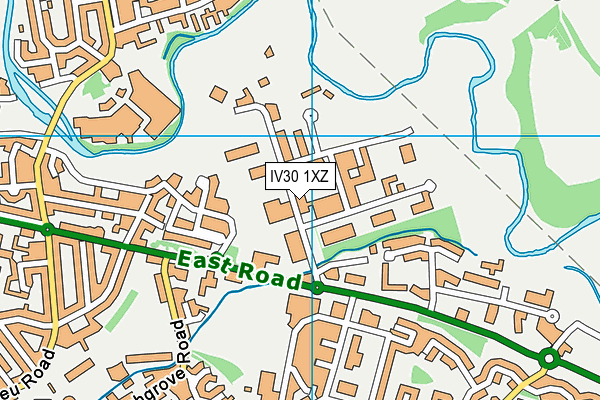 IV30 1XZ map - OS VectorMap District (Ordnance Survey)