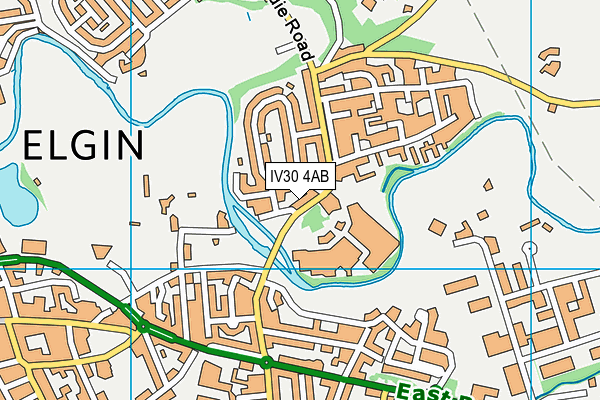 IV30 4AB map - OS VectorMap District (Ordnance Survey)