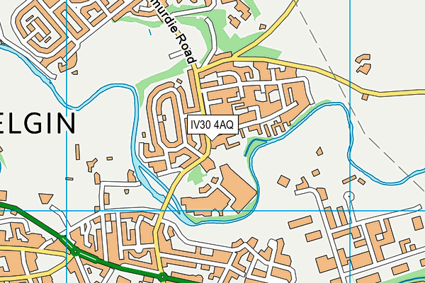 IV30 4AQ map - OS VectorMap District (Ordnance Survey)