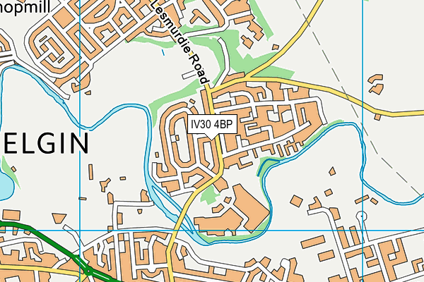 IV30 4BP map - OS VectorMap District (Ordnance Survey)
