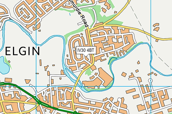 IV30 4BT map - OS VectorMap District (Ordnance Survey)